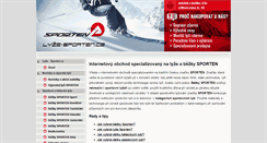 Desktop Screenshot of lyze-sporten.cz