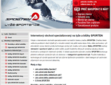 Tablet Screenshot of lyze-sporten.cz